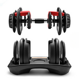 Haltères ajustables de 2,3 à 23,8 kg – Entraînement de force compact