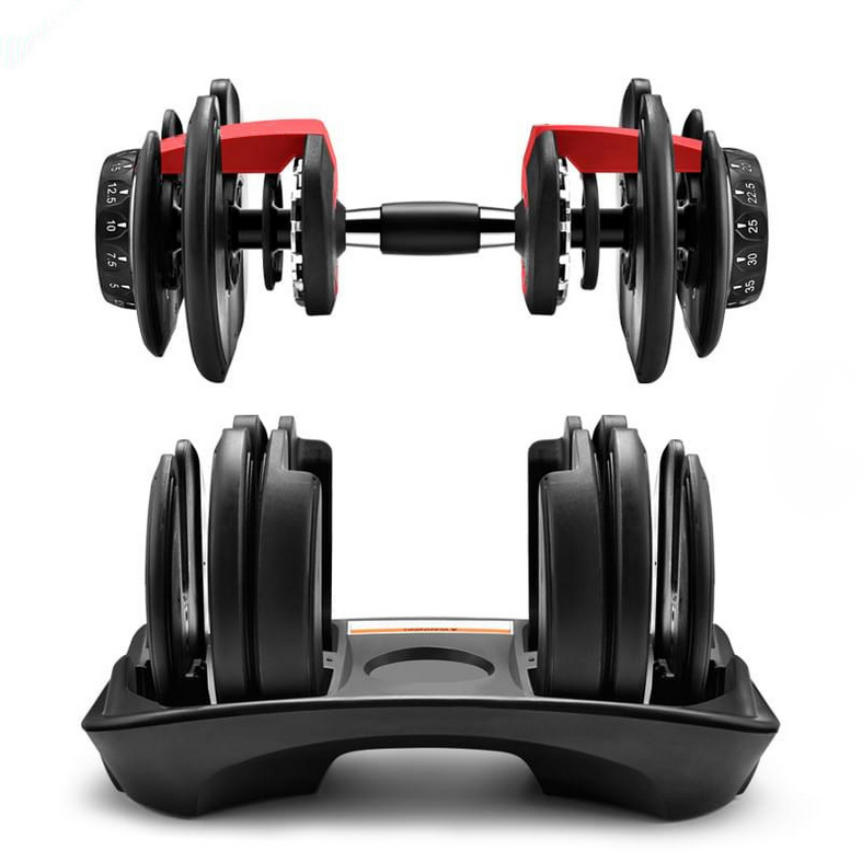 Adjustable Dumbbells 5–52.5 lbs – Compact Strength Training