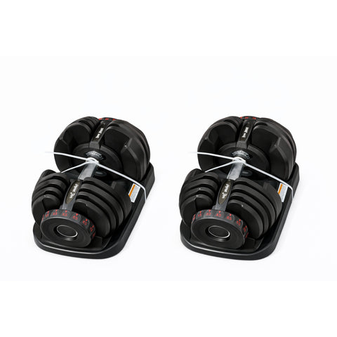 Adjustable Dumbbells 10–90 lbs – Space-Saving Strength Set