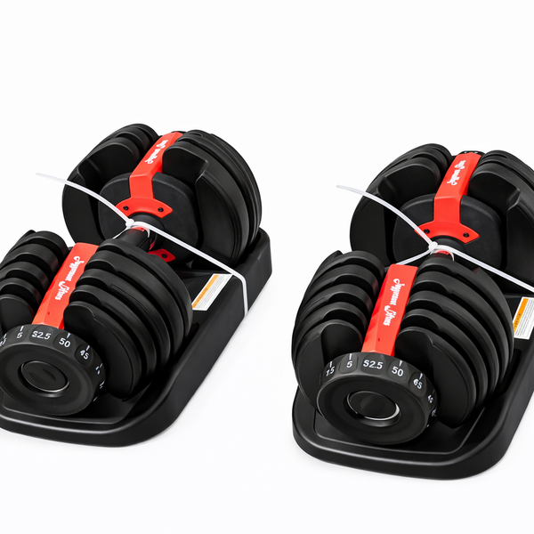 Haltères ajustables de 2,3 à 23,8 kg – Entraînement de force compact